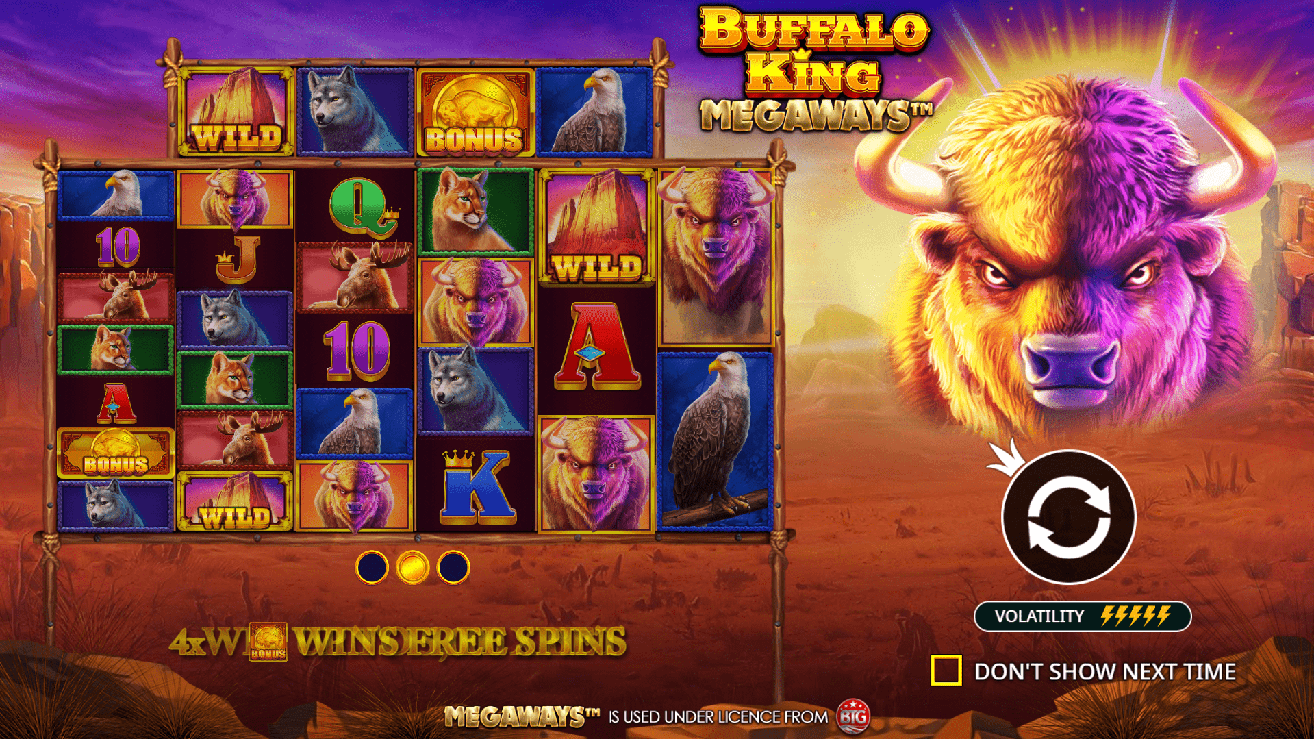 Buffalo King Megaways Slot