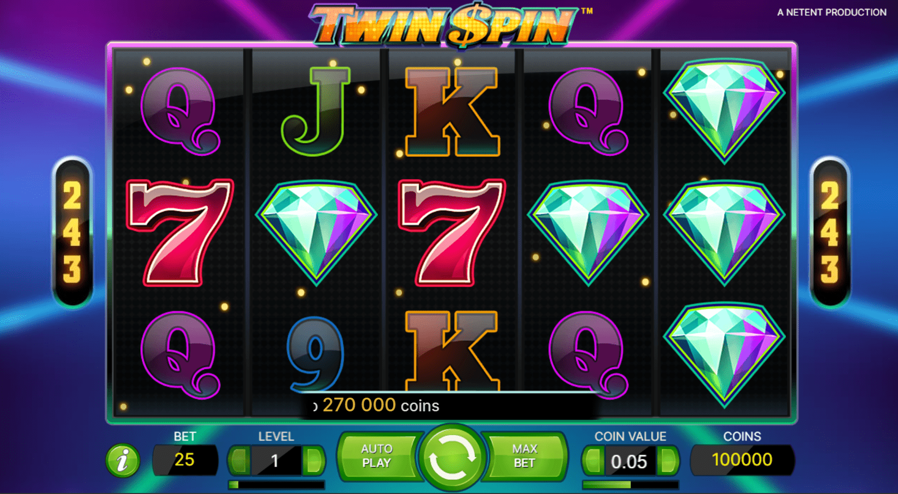 Tragamonedas Twin Spin gratis