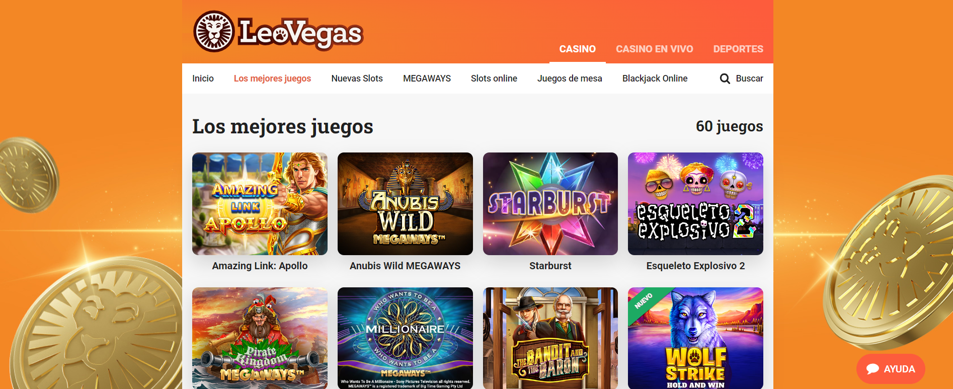 LeoVegas Casino Online