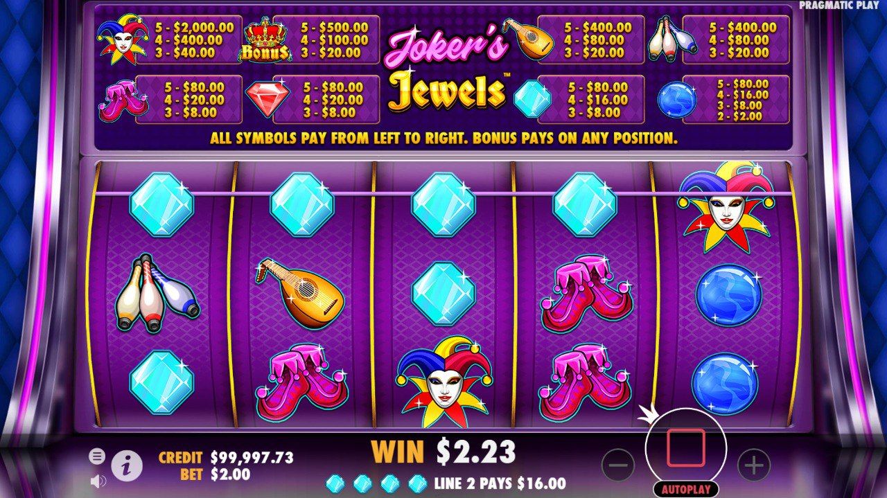 Juega Joker's Jewels gratis online